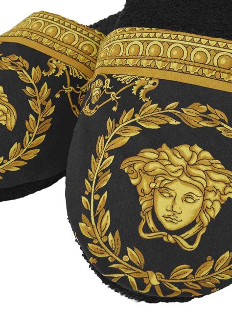 Versace Large I Love Baroque Slippers 